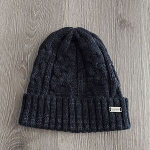 Igloos Cuffed Black Knit Beanie
